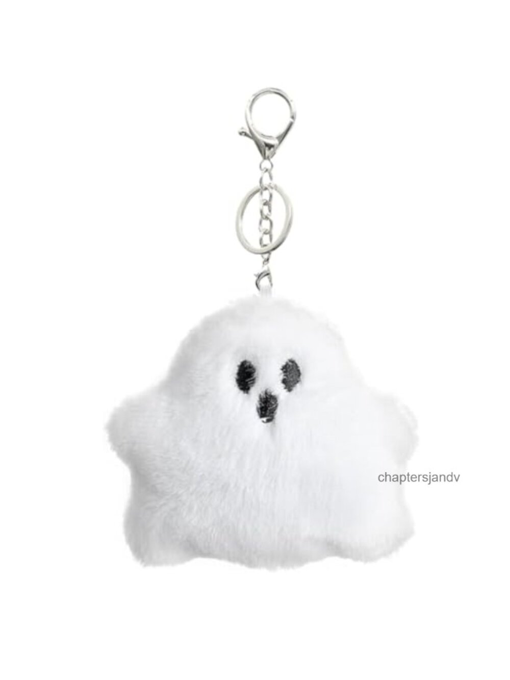 Cute Ghost Plush Keychain Halloween Bag Charm Cotton Purse Accessory